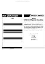 Preview for 18 page of MTX ROADTHUNDER RT202 Owner'S Manual