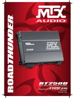 Предварительный просмотр 1 страницы MTX Roadthunder RT250D Owner'S Manual