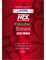 Preview for 44 page of MTX RT251 Owner'S Manual