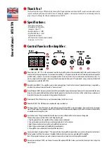 Preview for 2 page of MTX RTP8 Manual