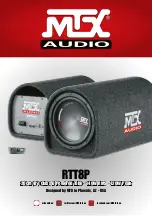 Предварительный просмотр 1 страницы MTX RTT8P Manual