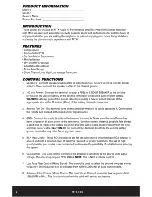 Preview for 2 page of MTX TD1000.1D Owner'S Manual