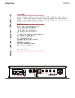 Preview for 6 page of MTX TH350.1D Owner'S Manual