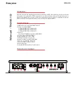 Preview for 10 page of MTX TH350.1D Owner'S Manual