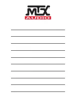 Preview for 18 page of MTX TH350.1D Owner'S Manual