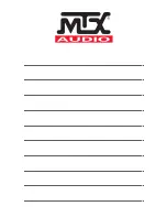 Preview for 19 page of MTX TH350.1D Owner'S Manual