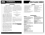 Preview for 2 page of MTX Thunder 1004 Owner'S Manual