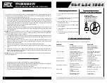 Preview for 3 page of MTX Thunder 1004 Owner'S Manual