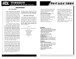 Preview for 10 page of MTX Thunder 1004 Owner'S Manual