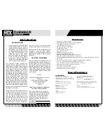 Preview for 2 page of MTX Thunder 4405 Owner'S Manual