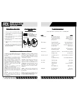 Preview for 4 page of MTX Thunder 4405 Owner'S Manual