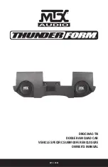 MTX THUNDER FORM DRQC20AC-TN Owner'S Manual preview