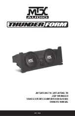 Предварительный просмотр 1 страницы MTX Thunder Form JWTJ97C20A-TN Owner'S Manual