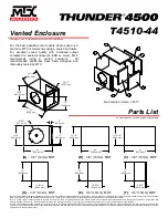 Preview for 3 page of MTX Thunder T4510-44 Specifications