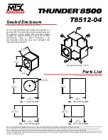 Preview for 3 page of MTX Thunder T8512-04 Connection Manual