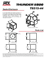 Preview for 2 page of MTX Thunder T8515-44 Specifications