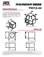 Preview for 2 page of MTX Thunder T9512-44 Specifications