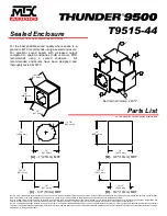 Preview for 2 page of MTX Thunder T9515-04 Specifications