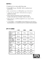 Preview for 3 page of MTX Thunder TC TC2002 Owner'S Manual