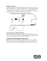 Preview for 5 page of MTX Thunder TC TC2002 Owner'S Manual