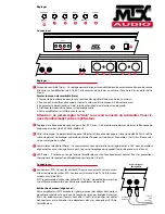 Preview for 7 page of MTX Thunder TH4000D Manual