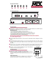 Preview for 19 page of MTX Thunder TH4000D Manual