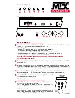 Preview for 23 page of MTX Thunder TH4000D Manual