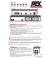 Preview for 39 page of MTX Thunder TH4000D Manual