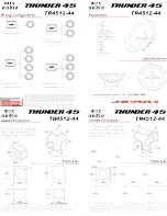 Preview for 1 page of MTX Thunder TR4512-44 Connection Manual