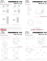 Preview for 1 page of MTX Thunder TR7512-22 Connection Manual