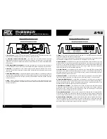 Preview for 4 page of MTX THUNDER895 Owner'S Manual