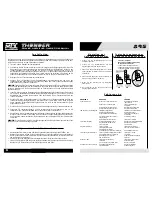 Preview for 12 page of MTX THUNDER895 Owner'S Manual