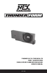 MTX THUNDERFORM F150C04BK12A-TN Owner'S Manual preview