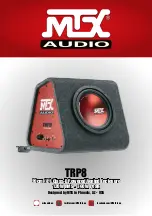 MTX TRP8 Manual предпросмотр