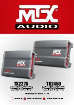 Preview for 1 page of MTX TX2275 Manual