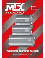 Preview for 1 page of MTX TX480D Owner'S Manual