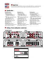 Preview for 2 page of MTX TX480D Owner'S Manual