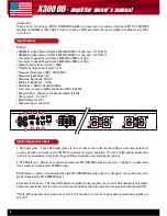 Preview for 2 page of MTX X3000D Owner'S Manual