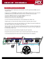 Предварительный просмотр 5 страницы MTX X3000D Owner'S Manual