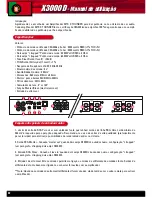 Предварительный просмотр 22 страницы MTX X3000D Owner'S Manual