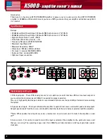 Preview for 2 page of MTX XTHUNDER Owner'S Manual