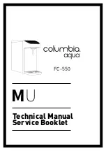 MU columbia aqua FC-550 Manual предпросмотр