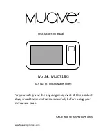 Preview for 1 page of Muave MU07120S Instruction Manual