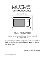 Preview for 1 page of Muave MUCMKT120S Instruction Manual