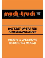 Muck-Truck E Truck Owner & Operator Instruction Manual preview