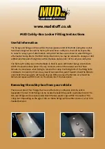 MUD UK Cubby-Box Locker Fitting Instructions preview