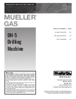 Preview for 1 page of MUELLER CO. DH-5 Operating Instructions Manual