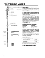 Preview for 2 page of MUELLER CO. DH-5 Operating Instructions Manual