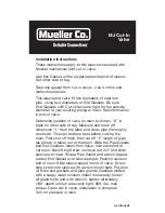 MUELLER CO. Reliable Connections MJ Cut-In Installation Instructions preview