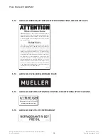 Предварительный просмотр 30 страницы Mueller Fre-Heater D Series Installation And Operation Manual